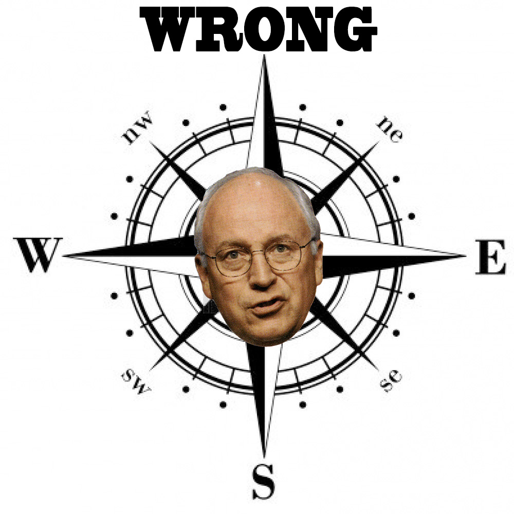 Dick Cheney Magnetic Wrong